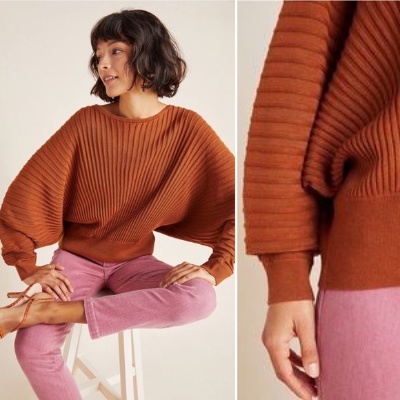 NWT ANTHROPOLOGIE KARLA BOAT NECK SWEATER - Picture 3 of 7